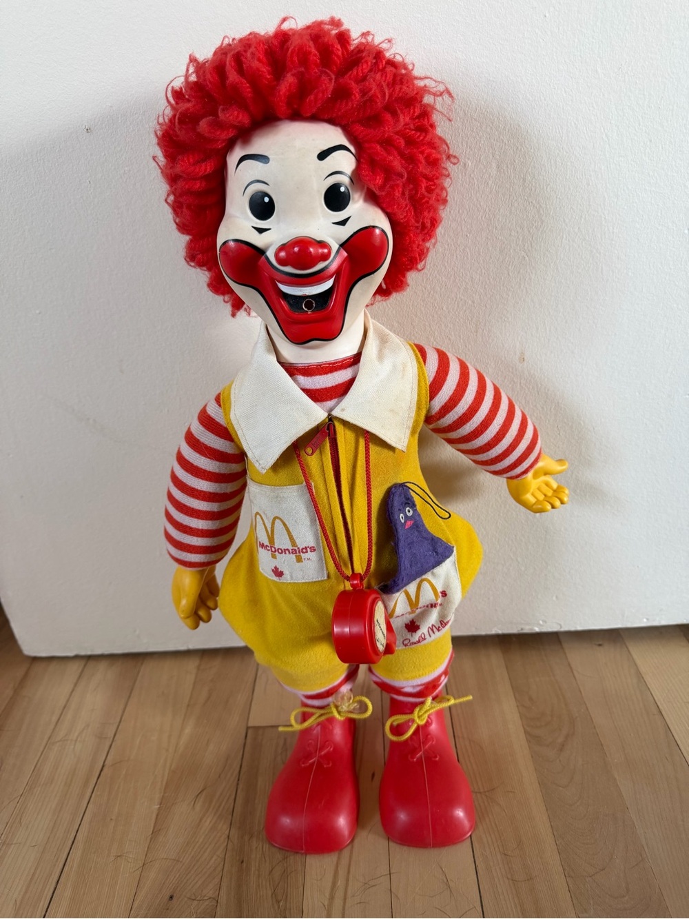 Ronald McDonald’s plush toy